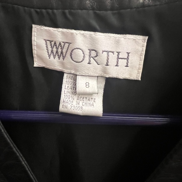 Worth 100% genuine leather vest(shell) women’s 8 - Picture 2 of 5